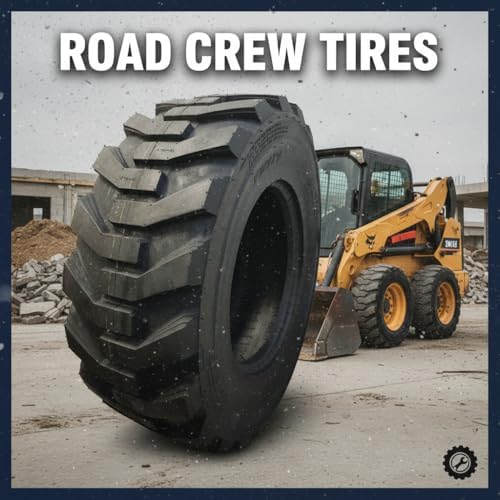 12-16.5 Road Crew TW171 14 PLY (1-Tire) Skid Steer Tires for Bobcat NHS HD 12x16.5