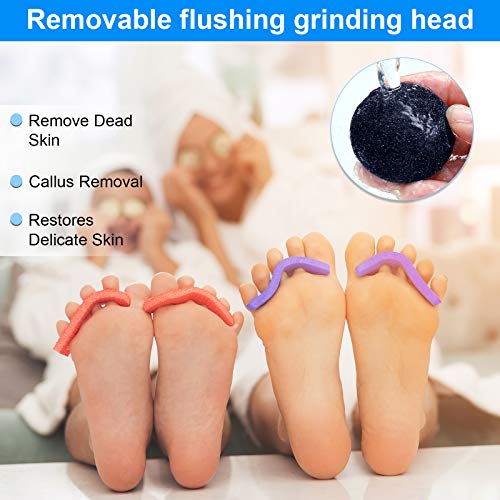 BBTO 20 Pcs Foot File Replacement Pads for Replacement Pads Portable Electric Vacuum Callus Remover Foot File for Exfoliation Cracked Heels Dead Skin