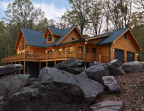 Outlast - Q8 Log Oil Wood Preservative for Decks, Log Homes, End Cuts, & More - Natural - 5 Gallon