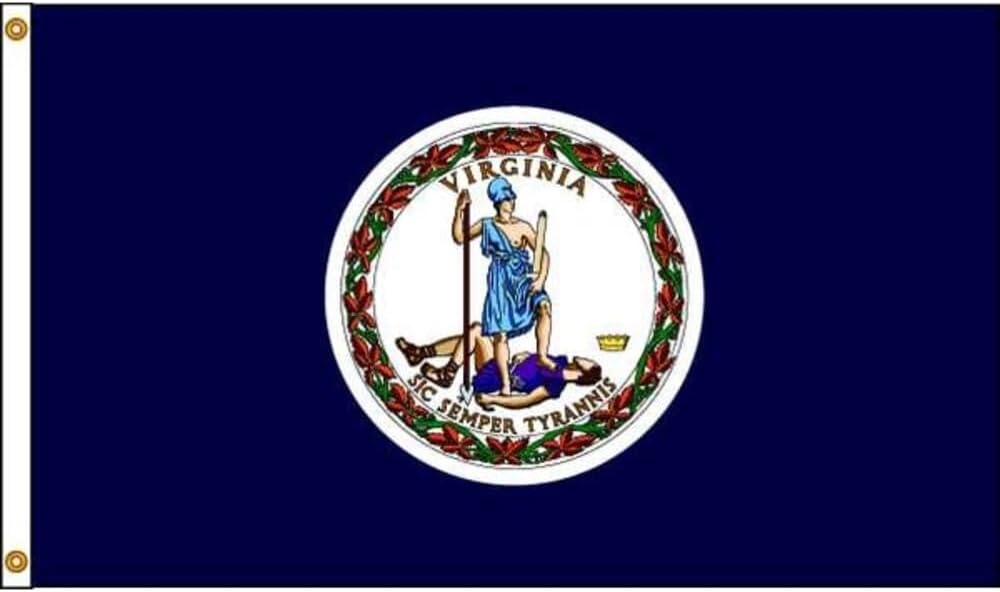 Annin Flagmakers Virginia State Flag USA-Made to Official State Design Specifications, 3 x 5 Feet (Model 145660) | USA-Made to Official State Design Specifications