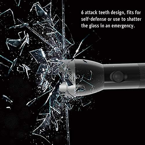 Weltool Flashlight Strike Bezel - 304 Stainless Steel for Maglite C or D Cell flashlights LED ML300L & ML300 LX - Upgrade Maglite Glass Breaker