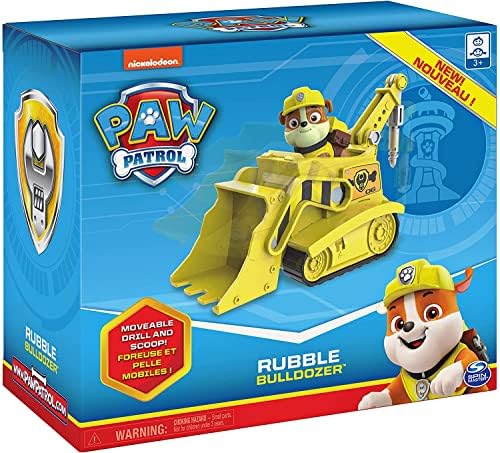 Paw Patrol - Rubble’s Diggin’ Bulldozer - Figure & Vehicle