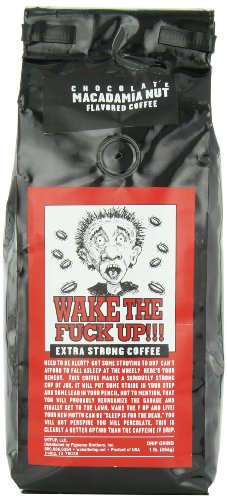 Wake the F'Up Uncensored Coffee, Original Extra Strong, 1 Pound