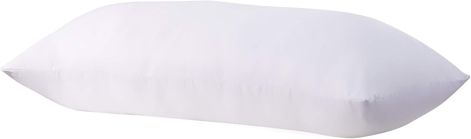Acanva Polyester Decorative Rectangle Throw Pillow Inserts, Hypoallergenic Form Stuffer Cushion Sham Filler, 16x26, White, 1 Count (Pack of 1)