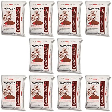 Michigan Peat Garden Magic Organic Potting Topsoil Mix, 40 lb, White | Moisture Retaining Organic Blend for Indoor and Outdoor Planting, Potting, Gardening, and Landscaping