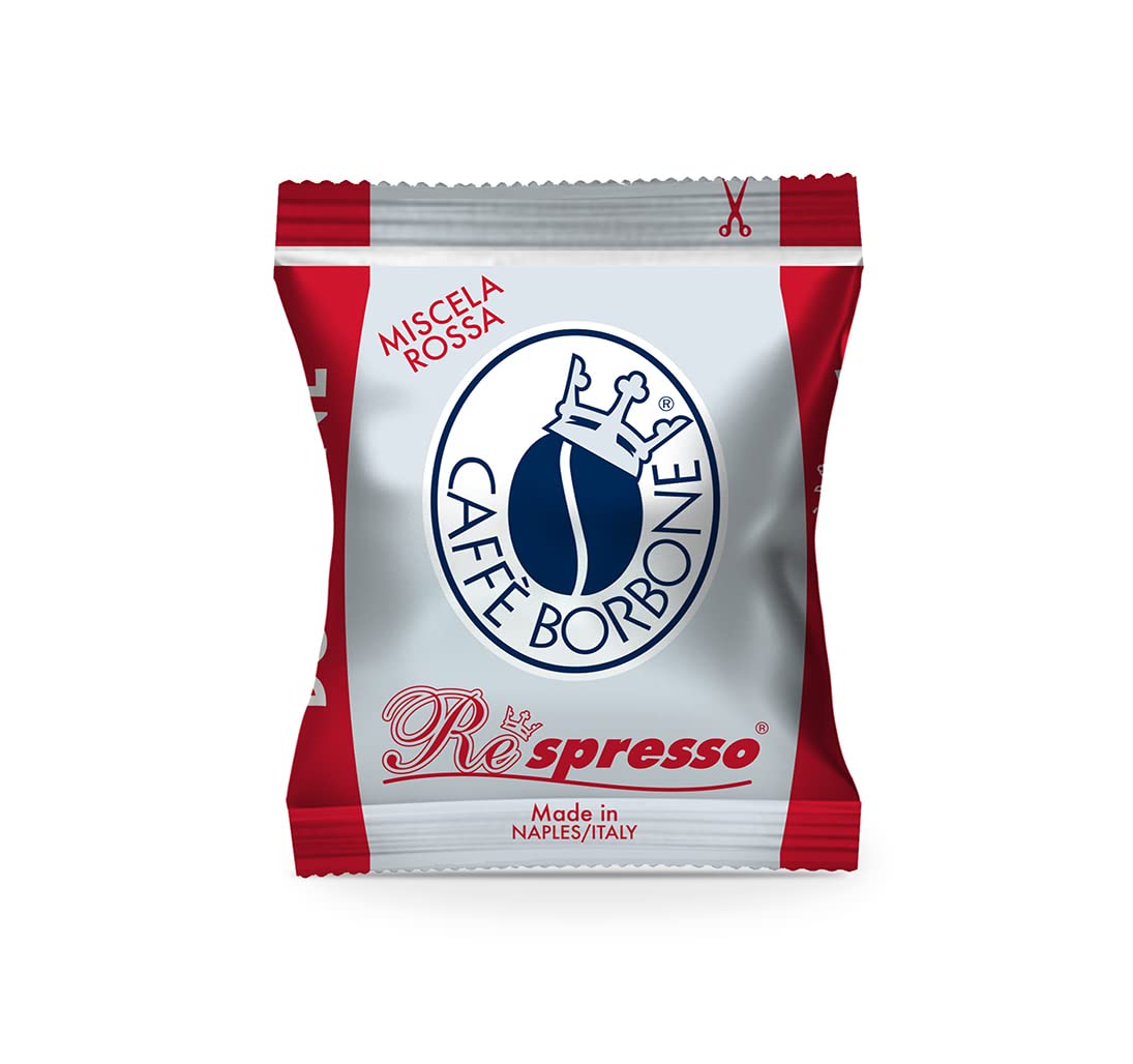 Caffè Borbone Miscela Nera Espresso Pods Compatible with Nespresso Original Machines, Dark Roast Black Blend, 100 Count Espresso Coffee Pods