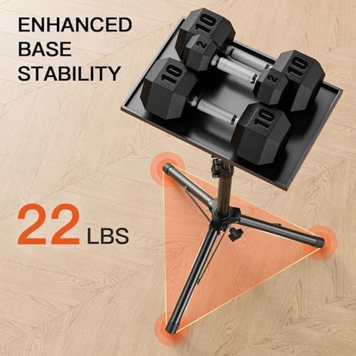 AMADA Projector Stand, Laptop Stand with Adjustable Height 22 to 36 inch, Heavy Duty Projector Mount as DJ Racks, Portable Projector Tripod Stand