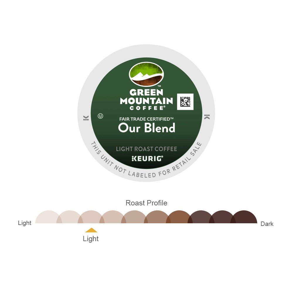 Green Mountain Coffee Roasters Breakfast Blend Single-Serve Keurig K-Cup Pods, Light Roast Coffee, 96 Count