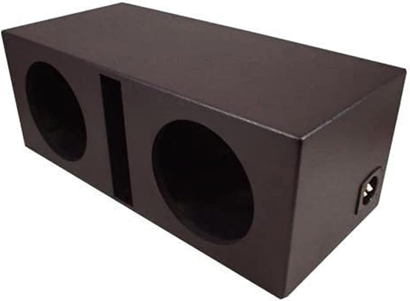 American Sound Connection Dual 15" Subwoofer Universal Fit Vented Port Sub Box Speaker Enclosure - Armor Coated