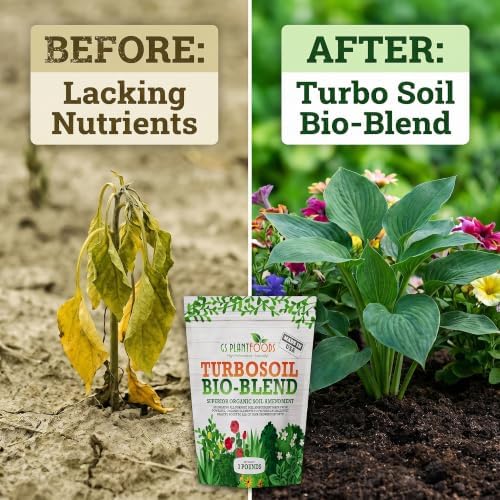 GS Plant Foods Turbo Bio-Blend Organic Soil Amendment Premium Brown 3 lbs