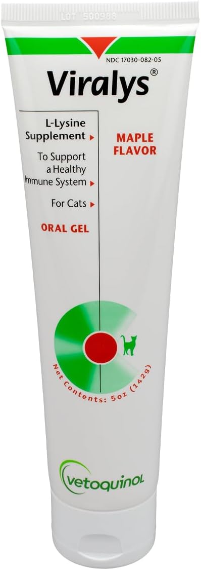 Vetoquinol Viralys - Lysine Supplement for Cats & Kittens - Supports Eye Wellness