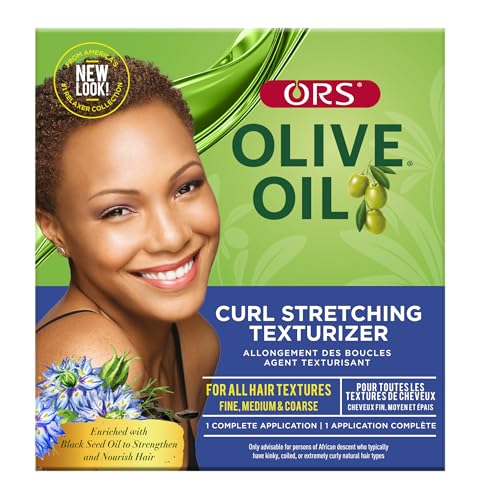 ORS Olive Oil Curl Stretching Texturizer Kit with the Power of Exotic Oils - All Textures
