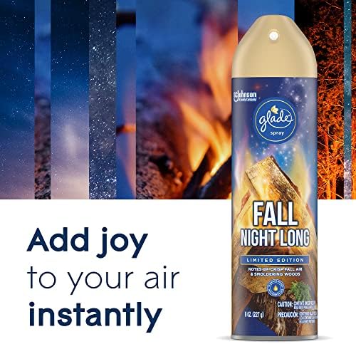 Glade Air Freshener, Room Spray, Fall Night Long, 8 Oz