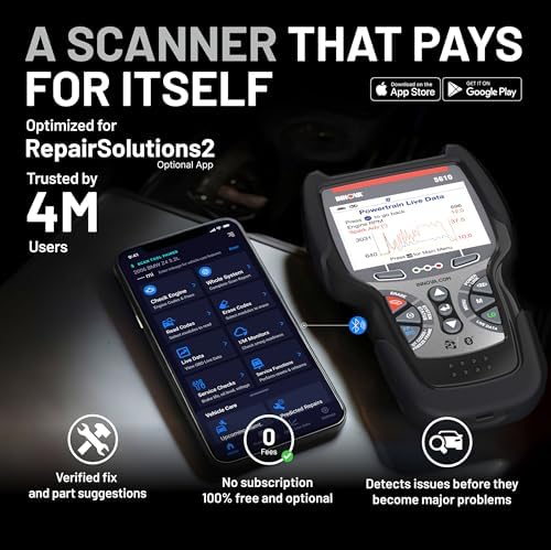Innova 5610 OBD2 Bidirectional Scan Tool - Understand Your Vehicle, Pinpoint What's Wrong, and Complete Your Repairs with Less Headache