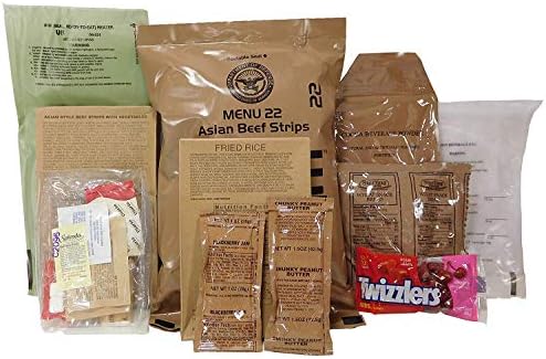 MREs (Meals Ready-to-Eat) Genuine U.S. Military Surplus (1 Pack) Assorted Flavor | Ready-to-Eat Shelf-Stable Meal | Genuine Military Surplus | Long