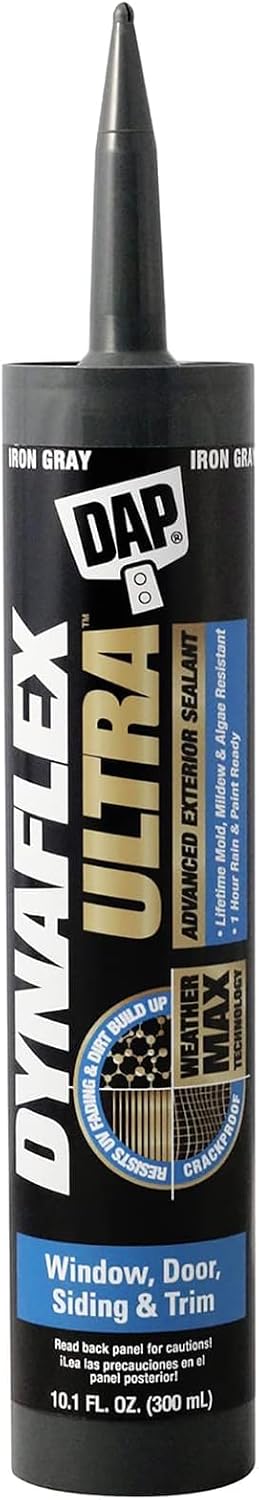 DAP Dynaflex Ultra Advanced Exterior Sealant, Black, 10.1 Oz (7079818220)