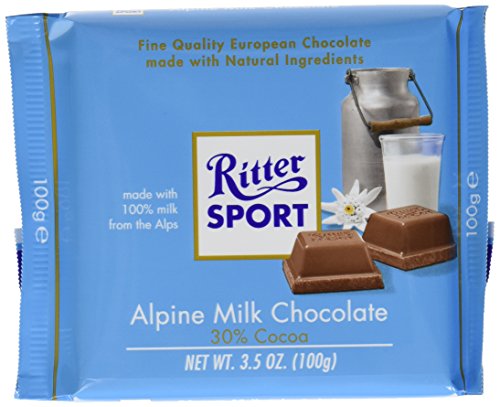 Ritter Alpine Milk Chocolate, 3.5 oz