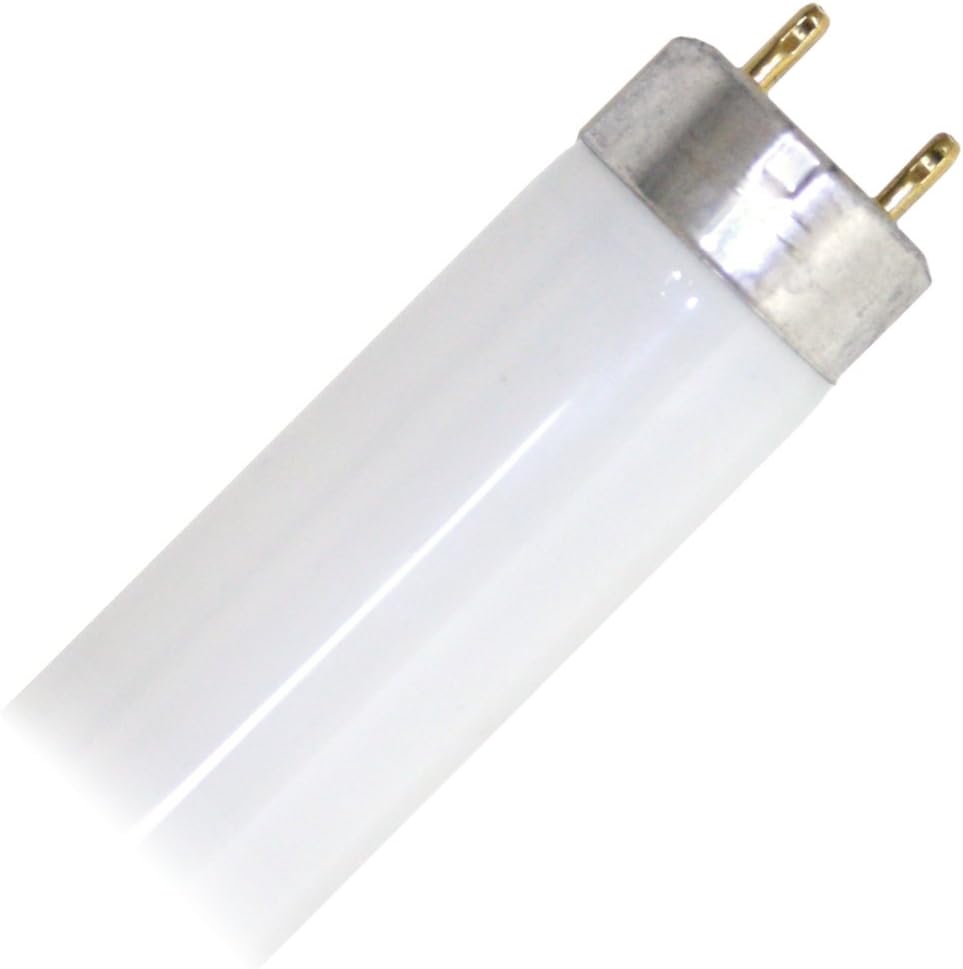 Satco S8404 24-Inch 3000K 17-Watt Medium Bi Pin T8 Instant/Rapid Start Energy Saving Lamp, Warm White