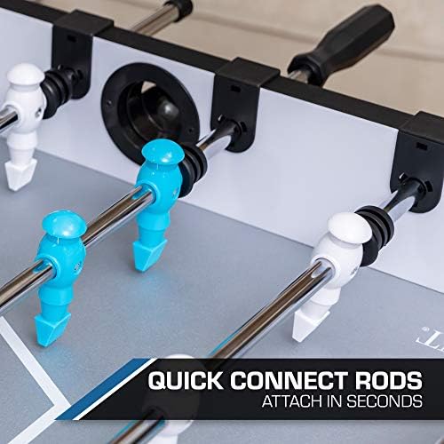 EastPoint Sports 60-Inch Official Competition Size Foosball Table - Foosball Game Table and Foosball Ball Set Complete with Quick-Connect Rods and