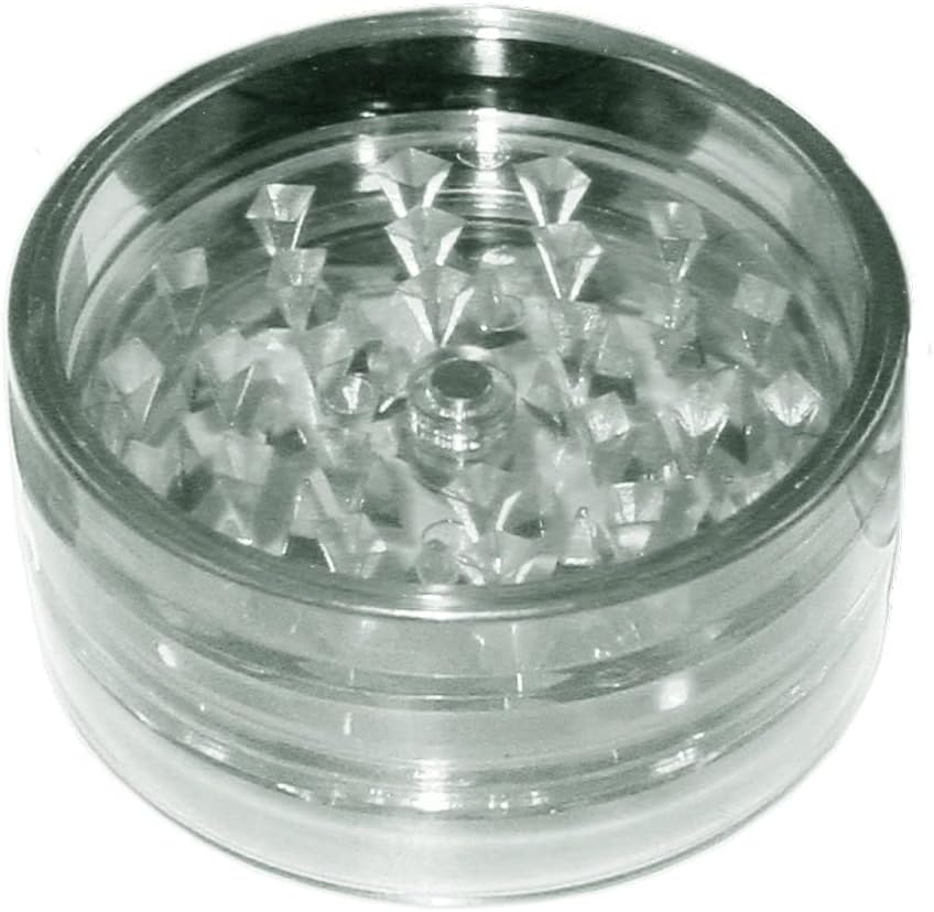 Kitchen Spice Grinder Acrylic 2pc with Magnet Clear Color