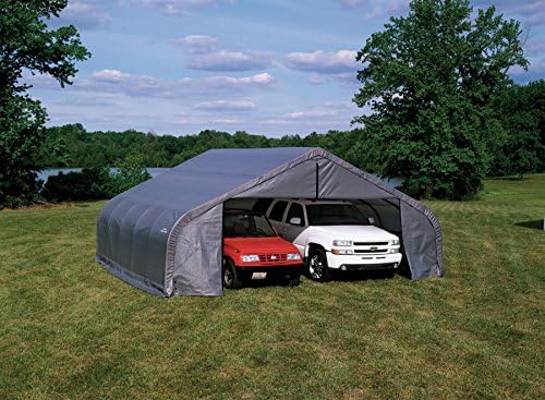 ShelterLogic ShelterCoat 22 x 20 x 1 ft Green Garage Peak
