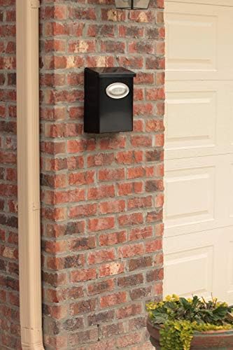 Gibraltar Mailboxes Designer Locking Medium Capacity Galvanized Steel Venetian Bronze, Wall-Mount Mailbox, DMVKGV04