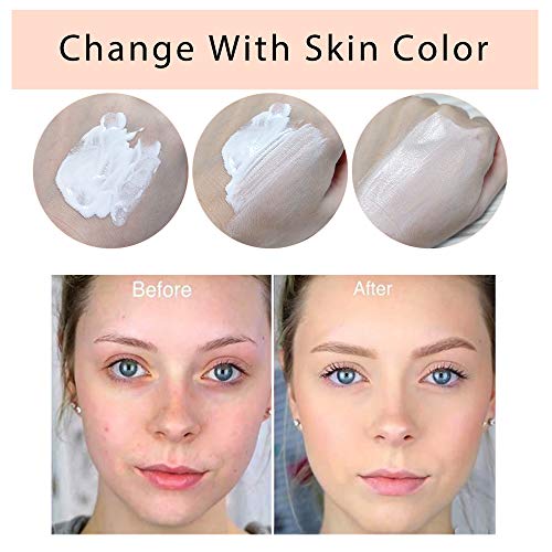 TLM Colour Changing Foundation, 2Pack Flawless Color Changing Foundation Makeup Base Moisturizing Liquid Foundation for Women, Concealer Cover