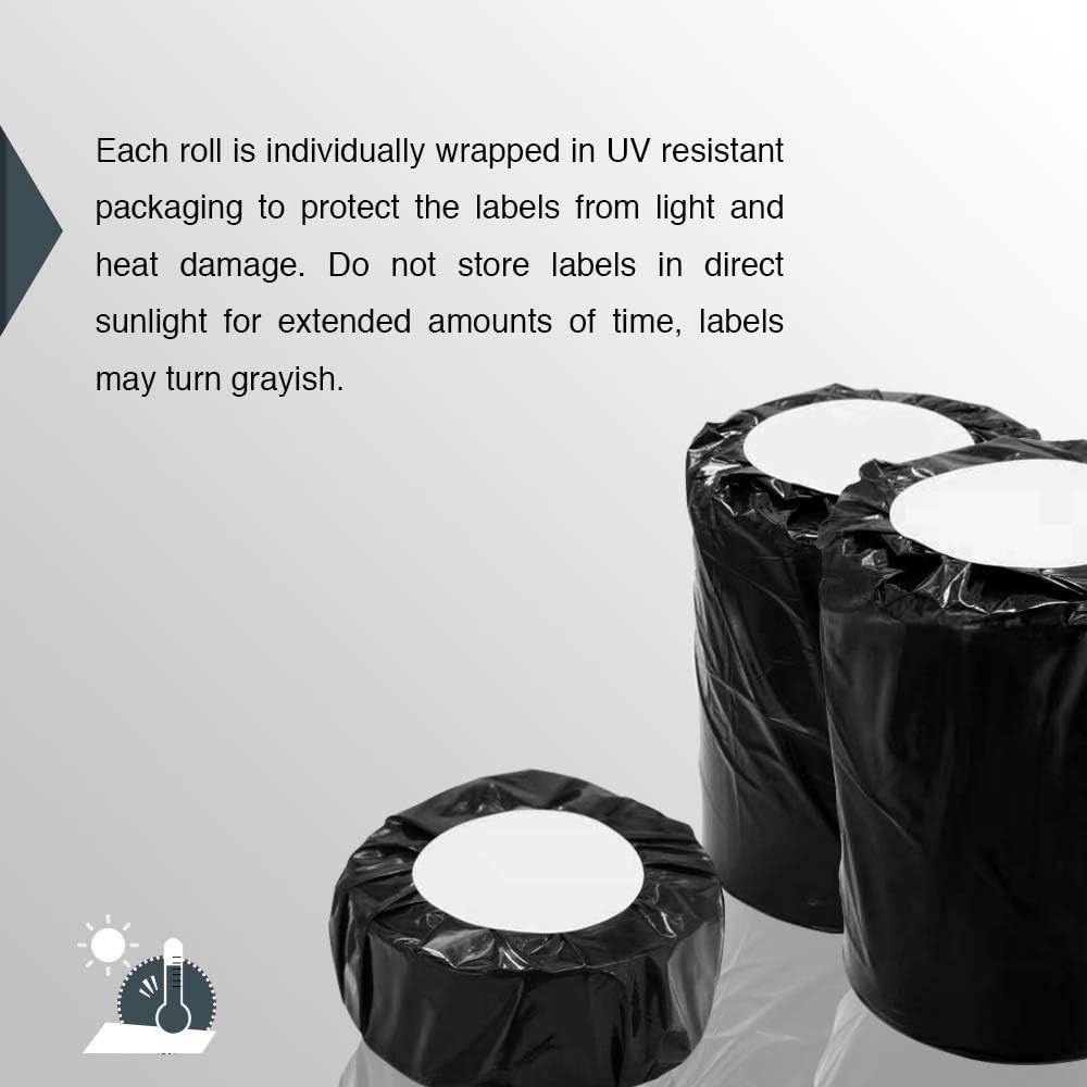 BETCKEY - Compatible DYMO 30252 (1-1/8" x 3-1/2") Address & Barcode Labels - Compatible with DYMO Labelwriter 450, 4XL, NOT Fit 550 & 5XL [10 Rolls/3500 Labels]