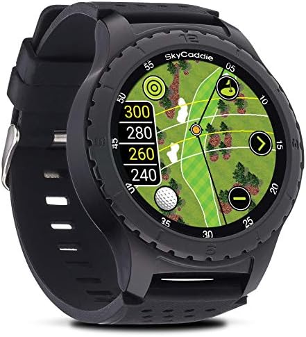 SkyCaddie LX5, GPS Golf Watch with Touchscreen Display and HD Color CourseView Maps, Black, Small