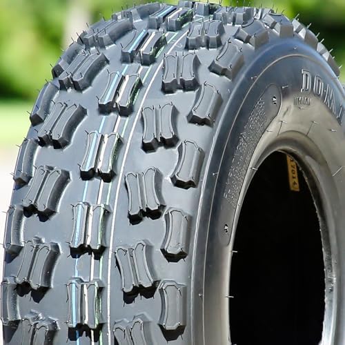 Kenda Dominator K300 ATV Tire - 22X8-10 | ATV & UTV All Terrain All Season Traction 31F Rated 4 Ply Bias Construction Black Sidewall Tire