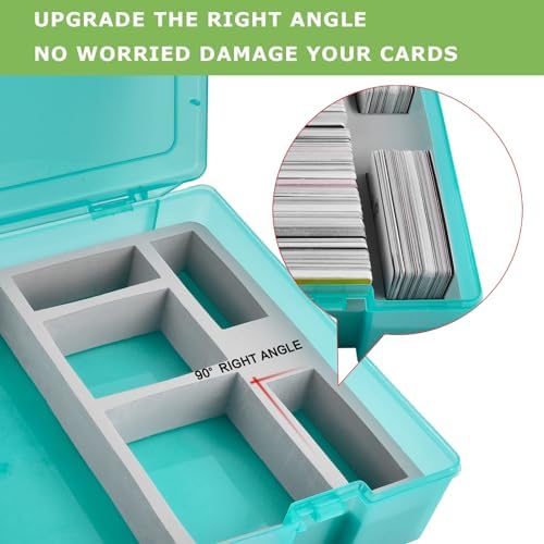 ALKOO 2200+ Trading Card Storage Box for MTG/for CAH, for Sports/Game Cards