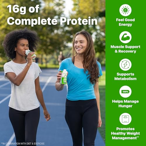 ORGAIN Organic Creamy Chocolate Fudge Shake 12 Pack, 11 FZ | Ready to drink grass-fed dairy protein, meal replacement, 20 vitamins & minerals, fruits & vegetables, non-GMO, gluten-free