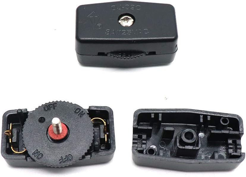 Luomorgo 3A, 125VAC Inline Rotary Cord Switch