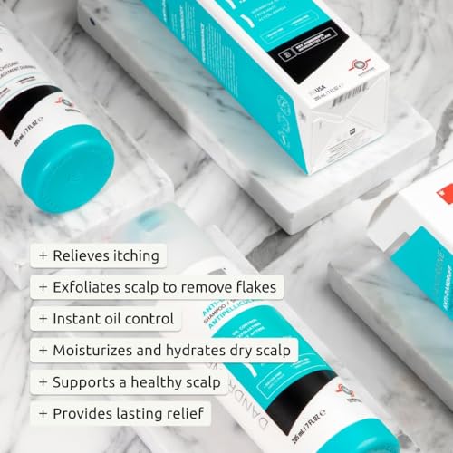 DS Labs Dandrene Anti-Dandruff Shampoo & Conditioner Kit, 205 mL | Complete scalp care system with Nanosome Technology & aloe vera to cleanse