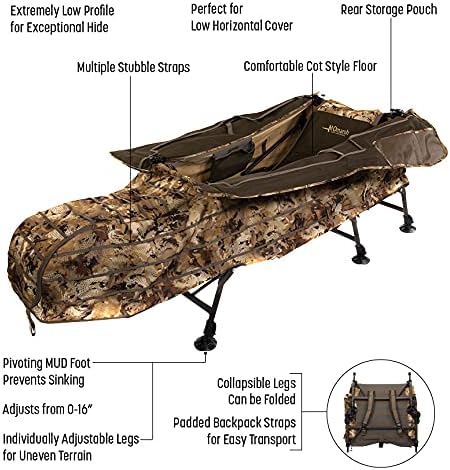 Invisi Lay Blind System for Waterfowl Hunting in Optifade Marsh