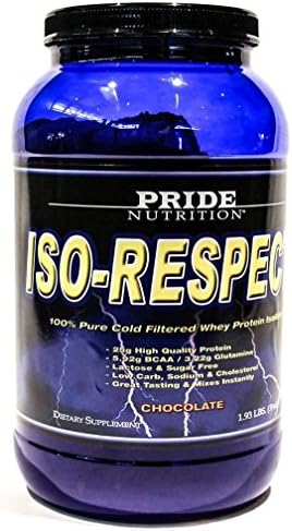 #1 Whey Protein Isolate Shake- Iso-Respect Protein Vanilla 60 Servings– Best Whey Protein Powder for Women & Men – No Lactose - Mixes with a Spoon