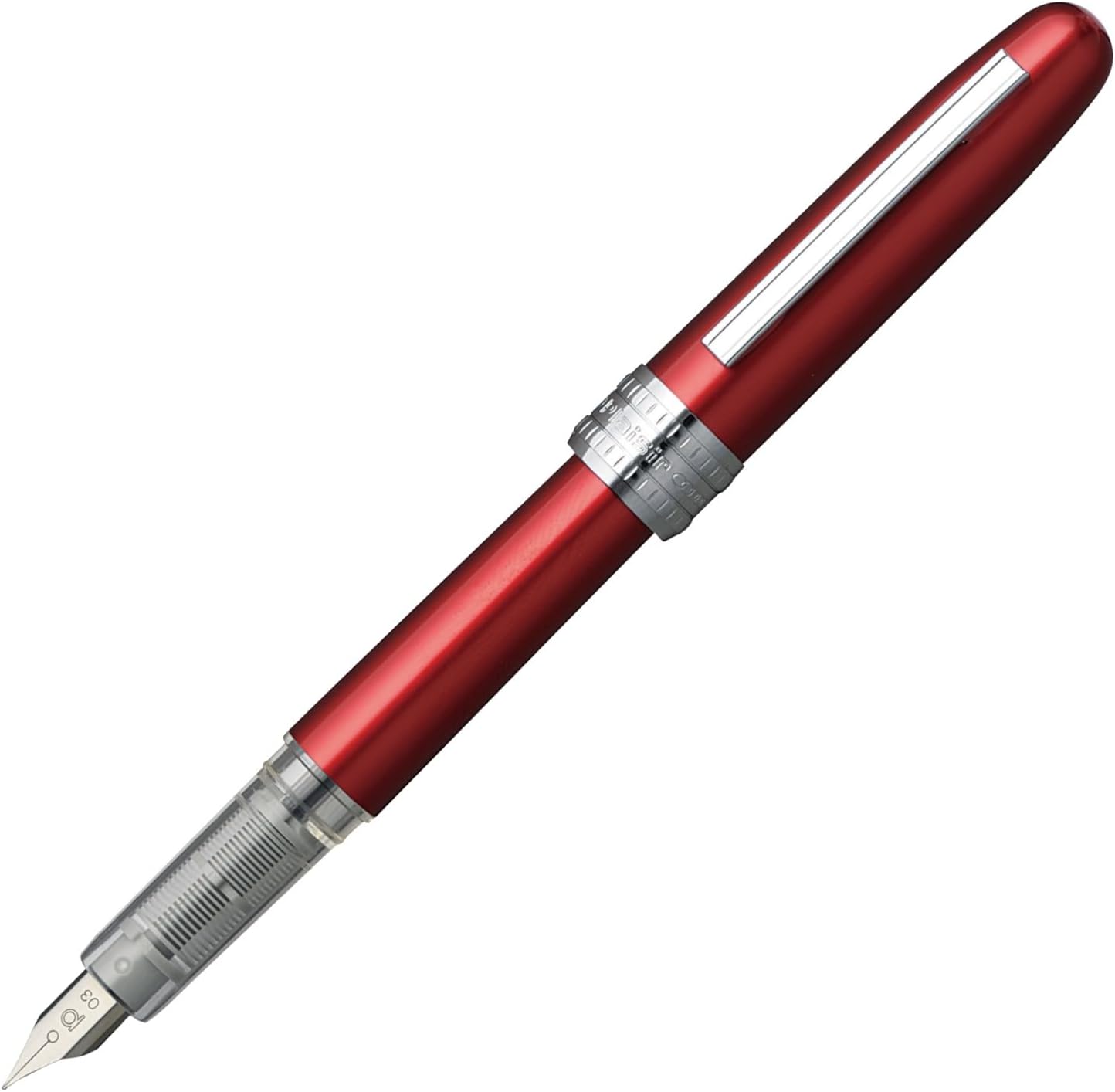 Platinum Fountain Pen, Plaisir Fine Nib, Red (PGB-1000-#70-F)