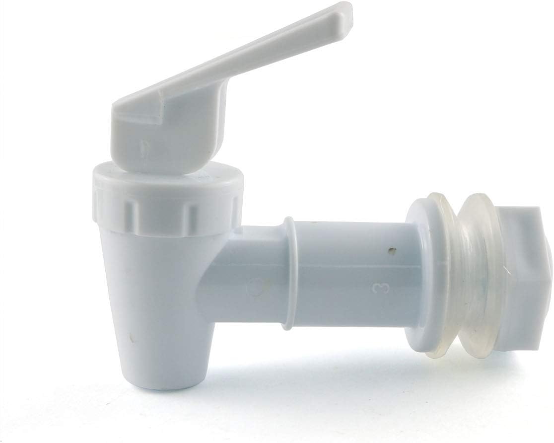 E-outstanding Water Tap 2PCS BPA Free Replacement Cooler Faucets Water Jug Ceramic Crock Spigot Spout Dispenser Valve White