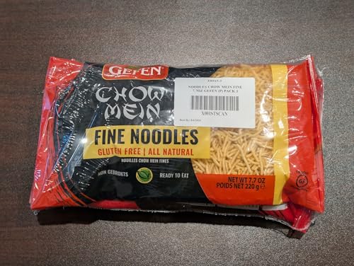 Gefen Gluten Free Chow Mein Fine Noodles, 8oz (3 Pack) Ready To Eat, All Natural, Thin & Crisp, Best By: 8/6/2026