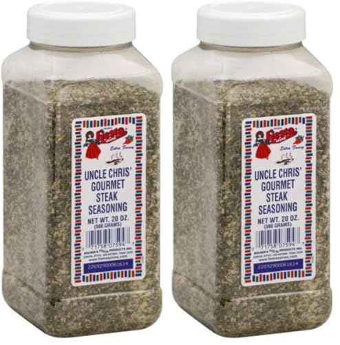 Bolner's Fiesta Uncle Chris Gourmet Steak Seasoning, 20-Ounce