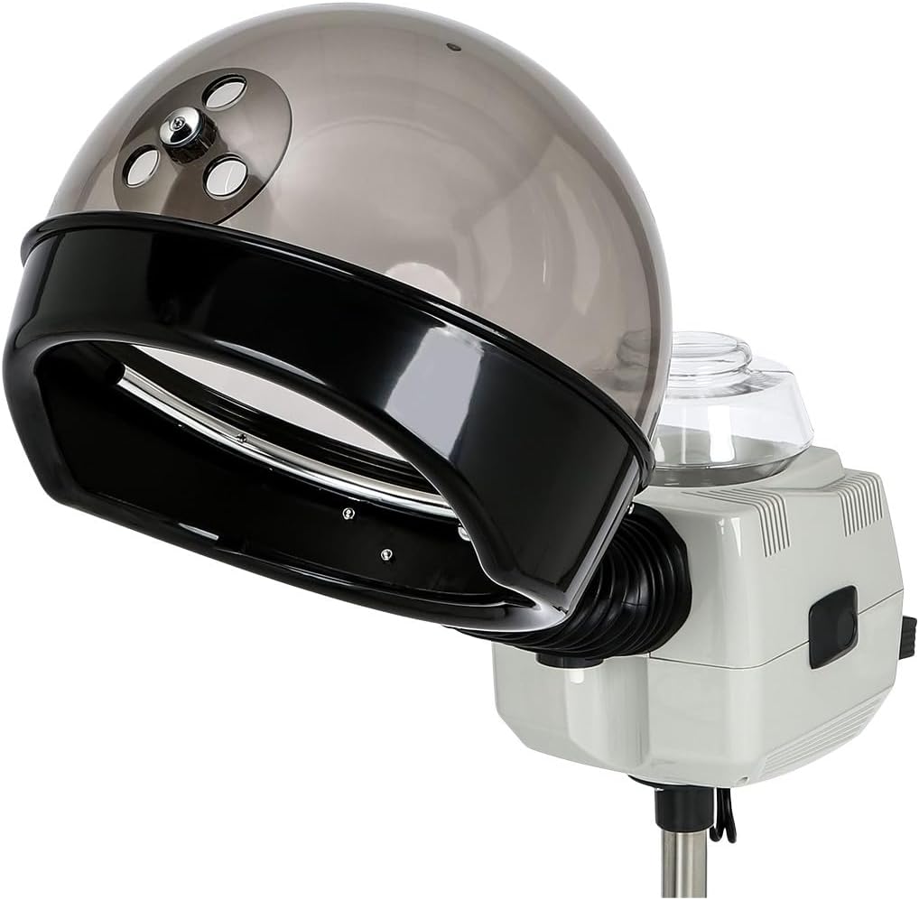 Buy-Rite Melissa Hair Steamer Color Processor 620W Extra Large Hood | Hood And Five-Star Rolling Base, For Deep Conditioning And Color Treatments