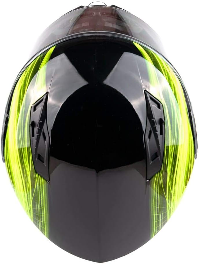 Adult Modular Motorcycle Helmet DOT w/Retractable Sunglass Full Face Flip-up Typhoon TH158