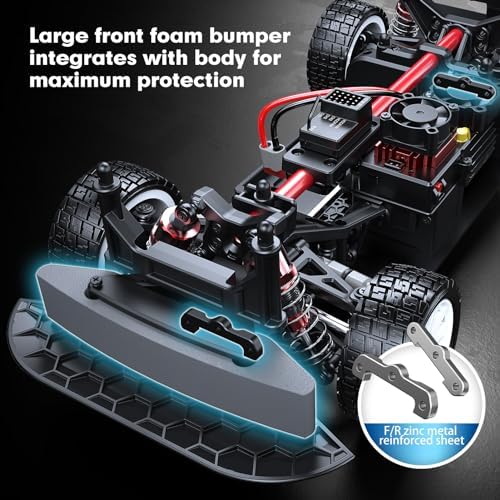 MJX Hyper GO 14303 1/14 Citroen C3 Fast RC Cars for Adults, Max 40mph Brushless RC Drift Car with Gyro, 4WD RTR High Speed RC Rally Car