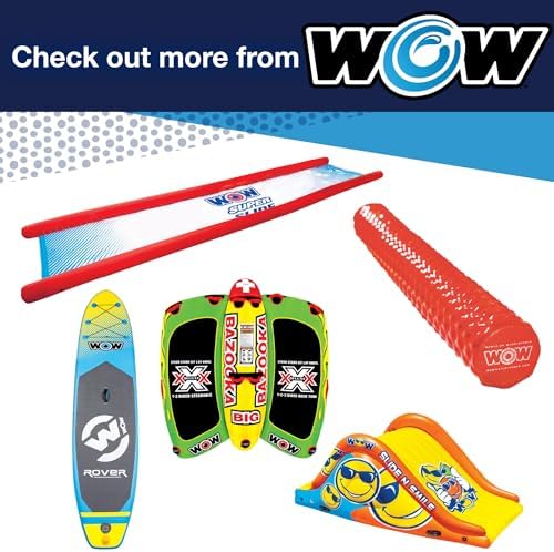 WOW Sports XL Foam Pool Noodle with Cup Holder - Blue