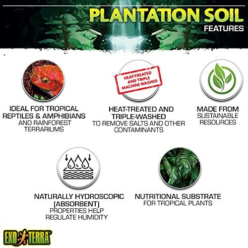Exo Terra Plantation Soil, 8 Quarts - 3 Count (Pack of 1)