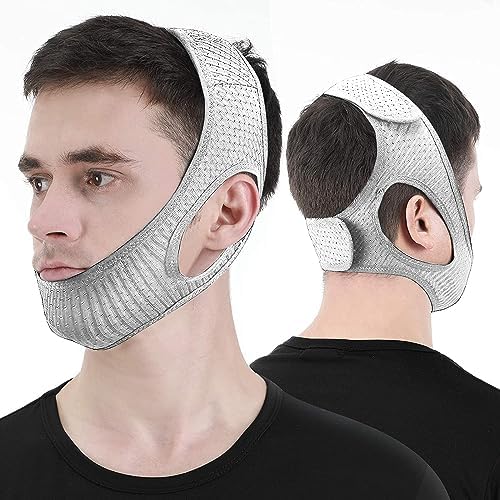 Vosaro Anti Snoring Chin Strap for Men & Women, Black