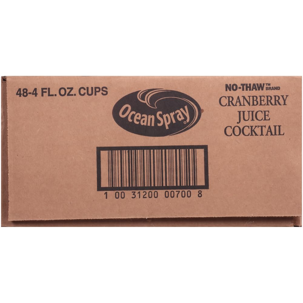 Ocean Spray Cran-Grape Juice Cups 4 Ounce (Pack of 48)