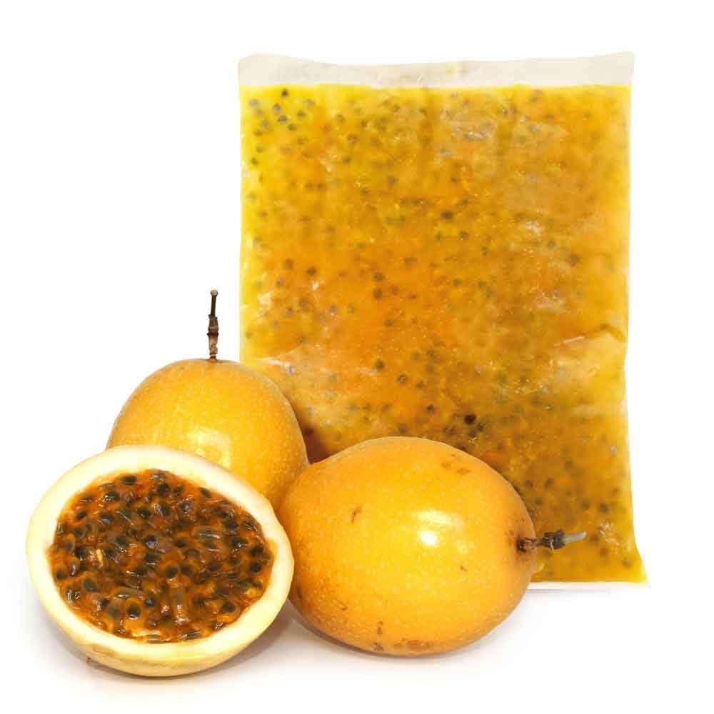 Tamarin Fruits All Natural Frozen Fruit Pulp perfect for Juicing, Cocktails, Smoothies, Desserts, and Baking, No Sugar Added, Gluten Free with No Preservatives, (Yellow Dragon fruit, 4lbs)