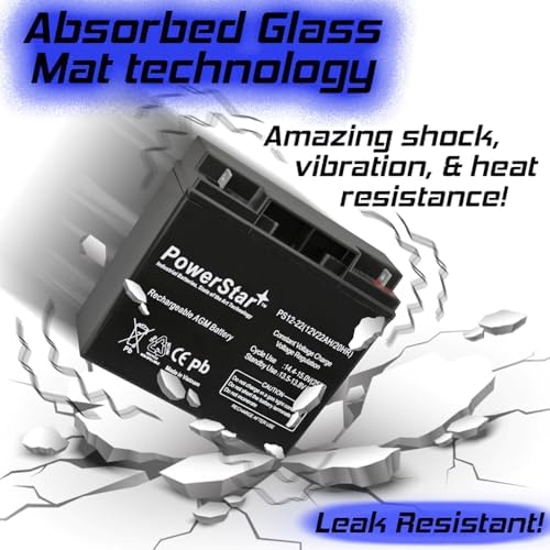 12V 22AH 6FM22 6-FM-22 AGM/SLA Rechargeable Deep Cycle Battery