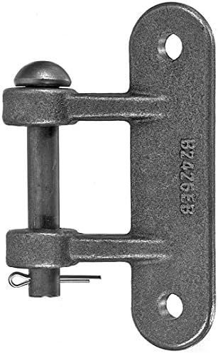 Buyers Products B2426E Forged Butt Hinge 3.38 x 5.38 Inch with 1/2 Inch Pin and Cotter